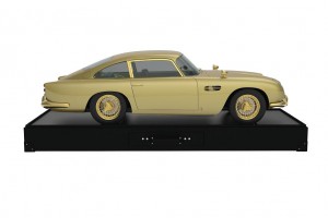 The unique one third scale model of Bond's Aston Martin courtesy Christiie's Images Ltd., 2014
