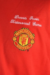 Each jersey is embroidered with the game title.