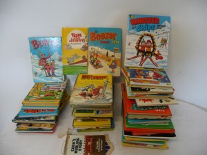 A collection of old annuals.
