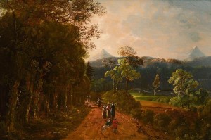 William Sadler II (1782-1839 View of the Great Sugar Loaf and the Little Sugar Loaf, Co. Wicklow (3,000-5,000).