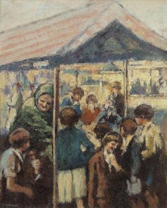 William Conor RHA PRUA OBE (1884-1968) Fun at the Fair (15,000).