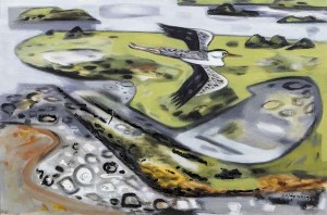 Norah McGuinness HRHA (1901 - 1980) Flight over Mulroy (14,000).