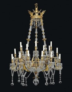 Baccarat, Paris, circa 1890 A FRENCH ORMOLU AND CUT-GLASS TWENTY FOUR-LIGHT CHANDELIER Estimate: £40,000-60,000. Courtesy Christie's Images Ltd., 2014.
