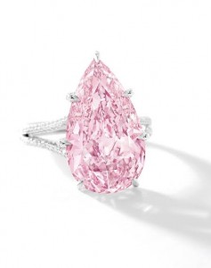 THE 8.41 carat internally flawless fancy vivid purple pink diamond.