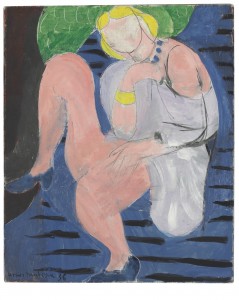 HENRI MATISSE, Nu assis, fond bleu, oil on canvas, 1936, $4-6million. Courtesy Christie's Images ltd., 2014