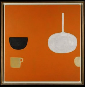 WILLIAM SCOTT, R.A. ORANGE STILL LIFE (£60,000-80,000).