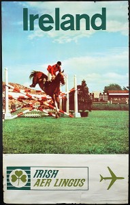 A c1960 Aer Lingus Dublin Horse Show poster (100-150).