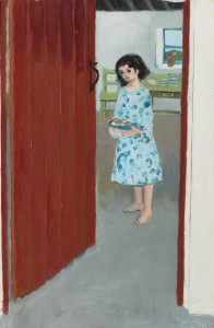 Gerard Dillon - Girl at a Door.