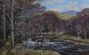 Fergus O'Ryan (1911-1989) - March Day near Laragh, Co. Wicklow (1,000-2,000).