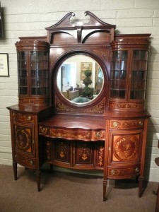 The Gillows Cabinet stamped L735 c1870 with original keys (5,000-6,000)