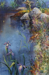 Kenneth Webb RWA FRSA RUA (b.1927) Ballinaboy Garden, Connemara  (4,000-6,000)