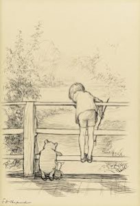 The Poohsticks drawing by E.H. Shepard made a world record price of £314,500.