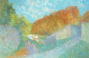 Desmond Carrick (1928-2012) - River Boats, Grand Canal (1,500-2,000).