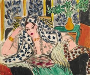 Henri Matisse - Odalisque au fauteuil noir. 
