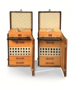 A PAIR OF MONOGRAM CANVAS DESK TRUNKS LOUIS VUITTON, FIRST HALF OF THE 20TH CENTURY (£50,000-80,000)  Courtesy, Christie's Images Ltd., 2014