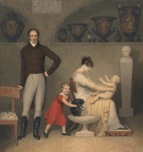 Adam Buck. The Artist and his Family, 1813. Yale Center for British Art, Paul Mellon Collection.