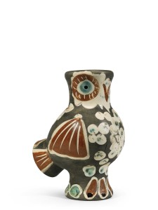 Chouette vase -1968 (250/500) (£7,000-9,000).