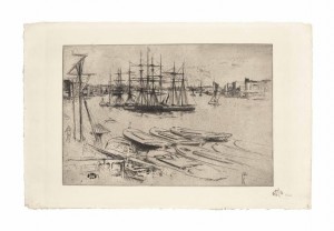 James Abbot McNeill Whistler - Wapping - The Pool (38,000-12,000). © Christie’s Images Limited 2015