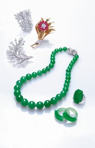 A jade group.