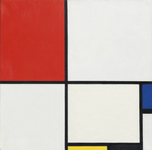 Piet Mondrian (1872-1944), Composition No. III (Composition with Red, Blue, Yellow and Black), 1929. ($15-25 million).