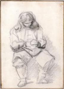 Rembrandt’s Seated Man.