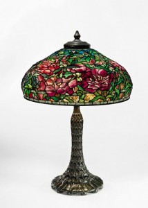 Tiffany Studios - Elaborate Peony Lamp c1910 ($600,000-900,000).
