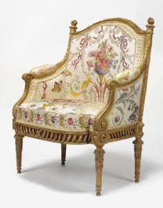 MARIE ANTOINETTE’S EXQUISITE ARMCHAIR FROM THE PAVILLON BELVEDERE (£300,000-500,000).