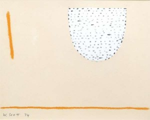 William Scott RA (1913-1989) Still Life (1974) Gouache on paper (10,000-15,000).