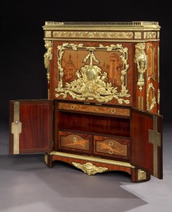 19th Century Secretaire a Abattant by Maison Rogie of Paris, after the original in the Wallace Collection, made in 1777 by Pierre-Antoine Foullet at Butchoff Antiques.