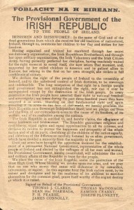 A rare handbill issue of the 1916 Proclamation of the Irish Republic (3,000-5,000).