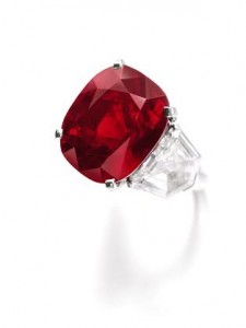 The Sunrise Ruby sold for a record $30.3 million.