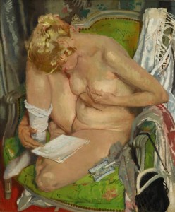 Sir William Orpen - Nude Girl Reading