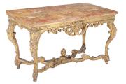 This c1735 gilt table is estimated at