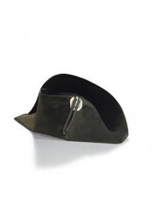 IMPERIAL BLACK FELT BICORNE CAMPAIGN HAT CIRCA 1806, ATTRIBUTED TO POUPART & CO. 'THE EMPEROR NAPOLEON'S HAT WORN DURING THE CAMPAIGN OF 1807' (£300,000-500,000).