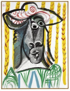 Pablo Picasso (1881-1973)  Tête sold for £4,450,500. Courtesy Christie's Images Ltd., 2015.