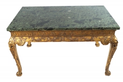 Irish nineteenth-century carved gilt wood centre table (14,000-18,000)