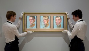 Francis Bacon - Three Studies for a Self-Portrait (1980) sold for £14.7 million.