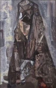 George Campbell - Woman in a Mantilla.