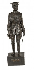 This bronze of Michael Collins by J. Flynn sold for 5,250 over an estimate of 1,500-2,500.