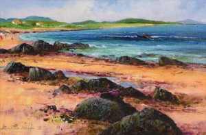 Kenneth Webb RWA FRSA RUA (b.1927) Coral Strand, Connemara  (2,500-3,500).