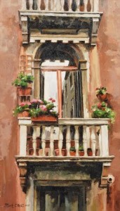 Mark O'Neill (b.1963) The Balcony  (1,500-2,000).