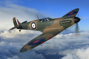 The Spitfire in Flight - copyright 2011 John Dibbs.