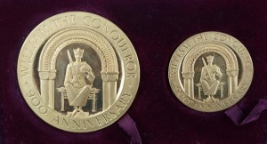 A 1966 proof gold medal by Spink, London commemorating the 900th anniversary of the Battle of Hastings  (5,000-7,000).