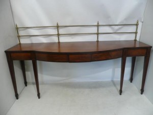 An Irish Georgian side table measuring 7'6" 