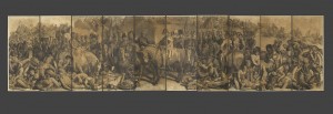 Daniel Maclise, R.A.  Cartoon for ‘The Meeting of Wellington and Blücher After the Battle of Waterloo’  1858-1859 © Royal Academy of Arts, London; Photographer: Prudence Cuming Associates Limited