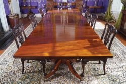 An Irish George III three pillar dining table (40,000-60,000).