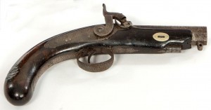 An Irish flintlock man stopper pistol, by McDermott Dublin, c1795 (500-700)