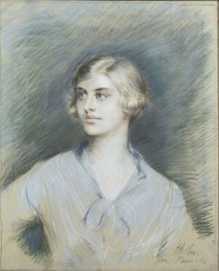 Paul César Helleu (1859-1927) Portrait of Pamela Mitford (20,000-30,000).