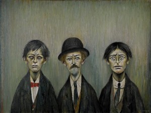 L.DS. Lowry - Father and Two Sons.