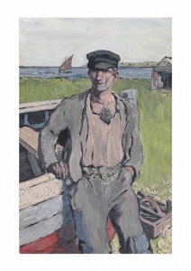 Jack Butler Yeats, R.H.A. (1871-1957) The Boat Builder sold for £422,500 at Christie's